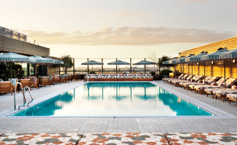 soho house pool side club 